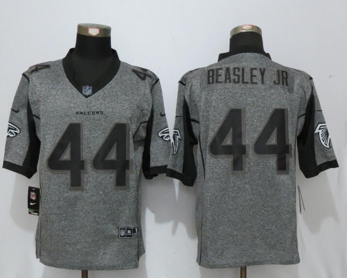 New Nike Atlanta Falcons #44 Beasley jr Gray Men Stitched Gridiron Gray Limited Jersey